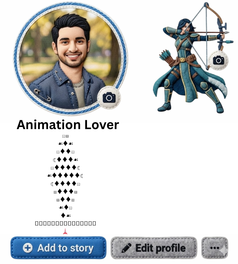 Stylish bio for FB