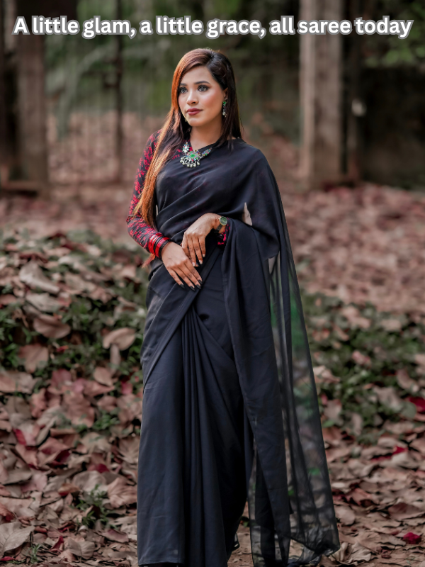 Cute Saree Captions for Girls