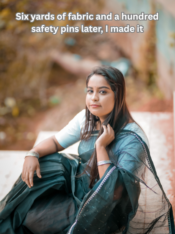 Funny Saree Captions for Instagram